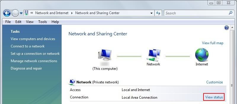Vista Network And Sharing Center - Prevent Vista Hibernation Wake-Up Problems