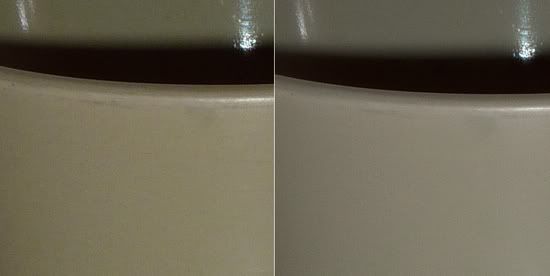 zs3 yellow spots flash before after