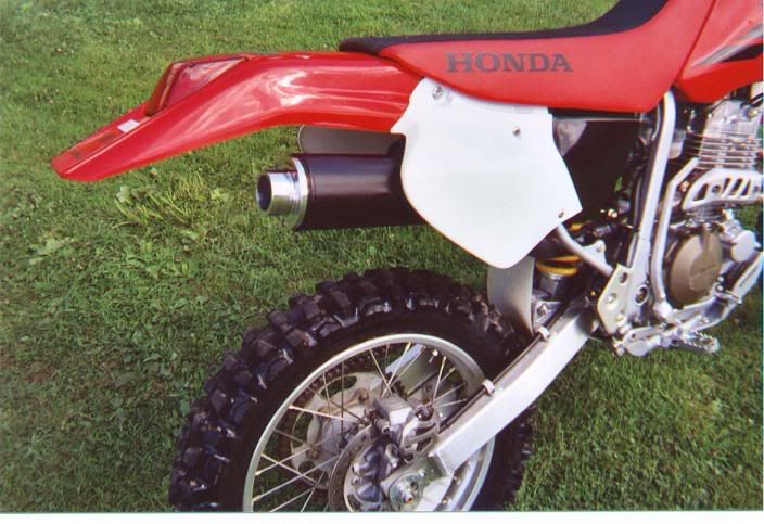 Honda xr400 exhaust baffle #6