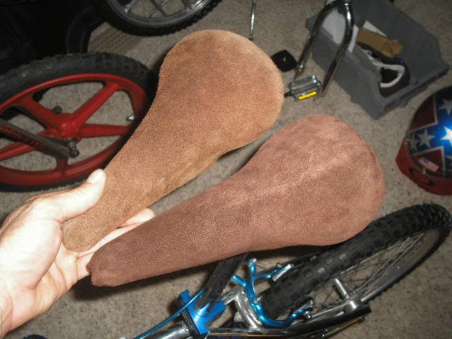 suede bmx seat