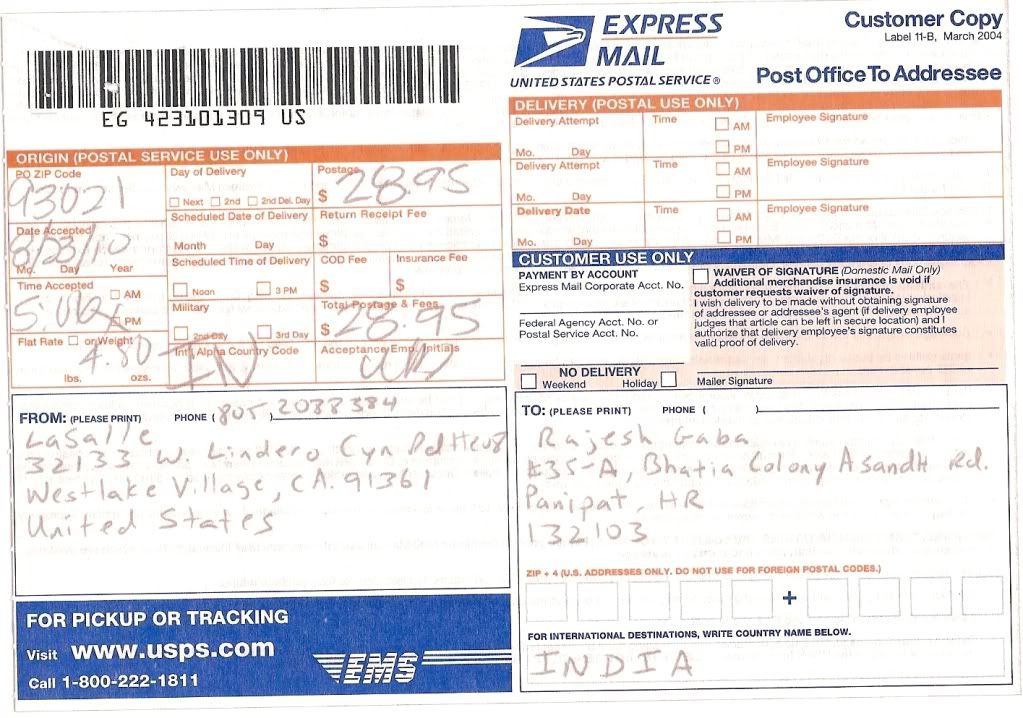 USPS Tracking Receipt Photo by rlasalle123 Photobucket