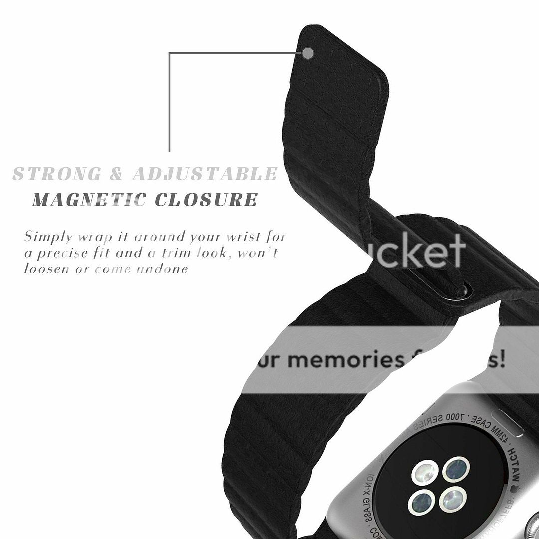 Leather Loop Band Strap for Apple Watch Series 1 / 2 / 3 / 4